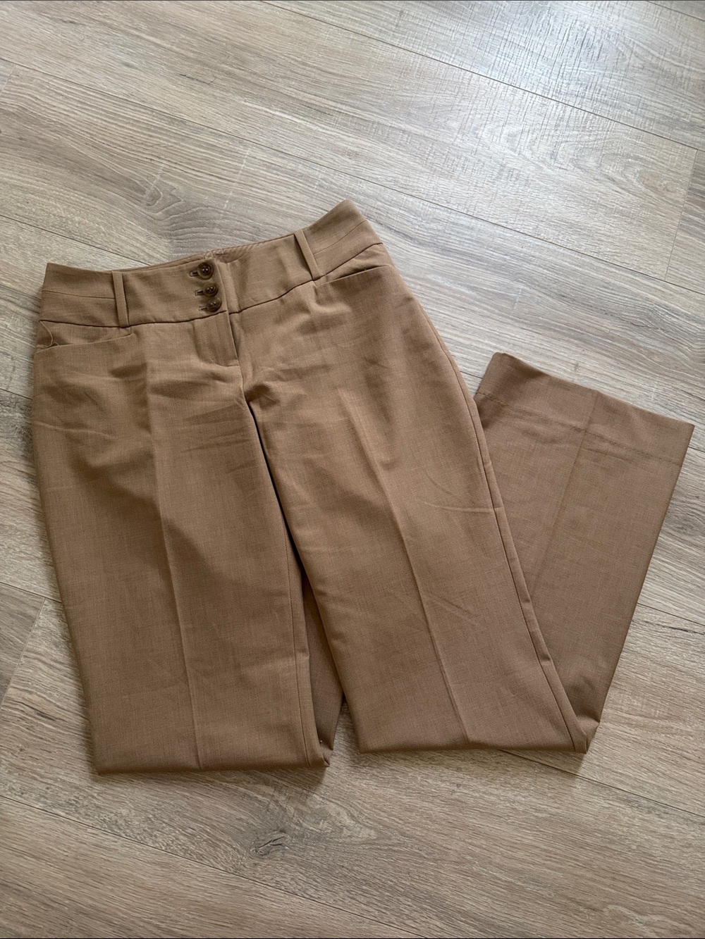 The Limited Lexie Fit Straight-Leg Pants in Camel